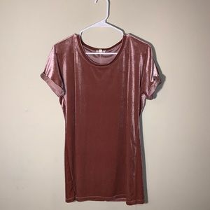 Velvet Muave Top